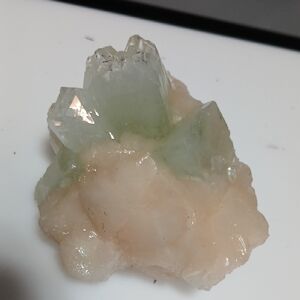 Green Apopholite And Stillbite
